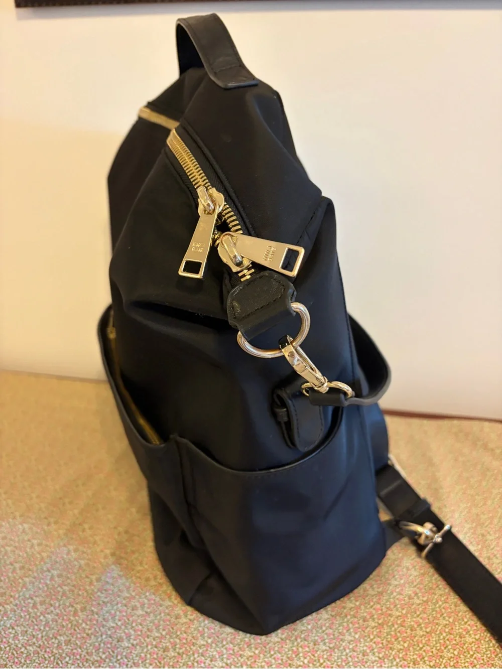 Mina Baie Stevie Diaper Bag Black